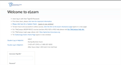 Desktop Screenshot of elearn.chattanoogastate.edu