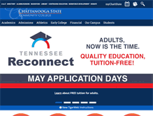 Tablet Screenshot of chattanoogastate.edu